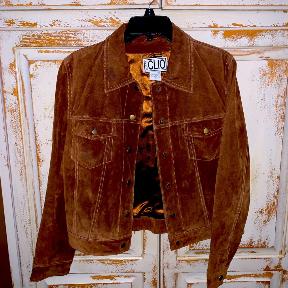 Vintage suede woman’s coat
